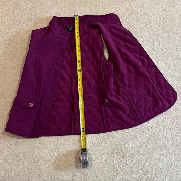 Talbots Quilted Vest with Fleece Lining - Picture 8 of 8